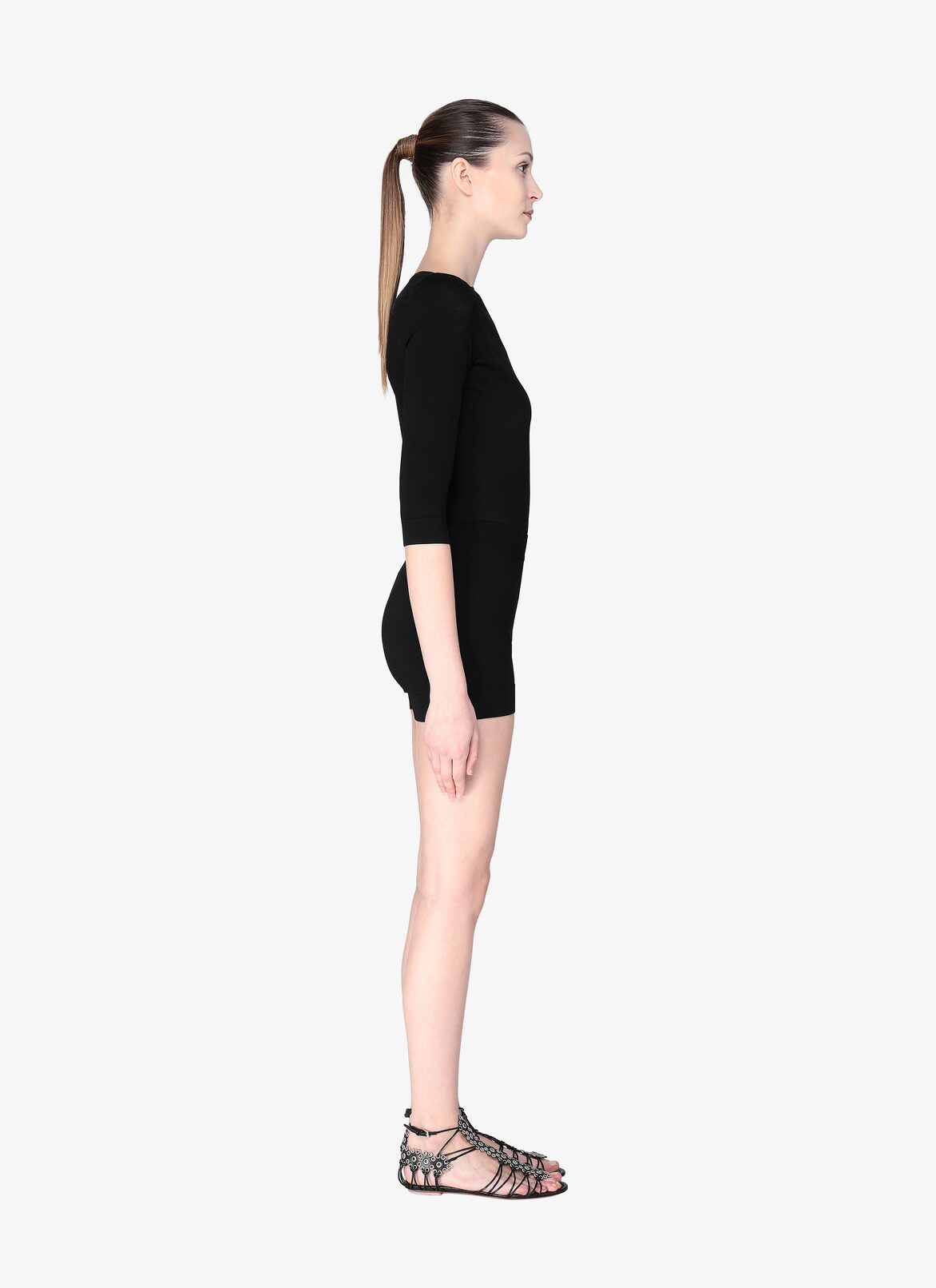 Boxer Short 
 ALAÏA BLACK BOXER SHORT